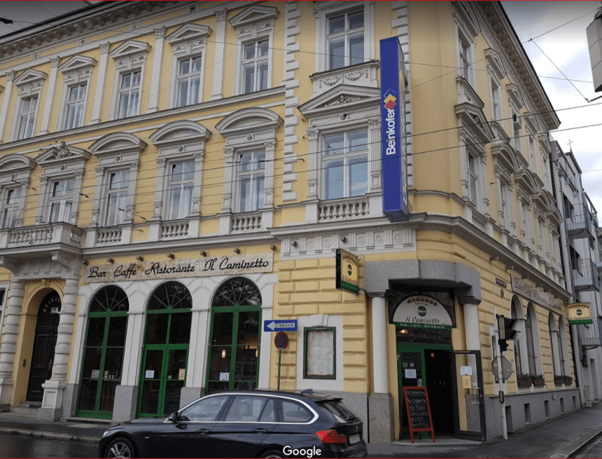 Il Caminetto Linz-01 „Die warten schon oben auf der Terrasse auf ihn!“