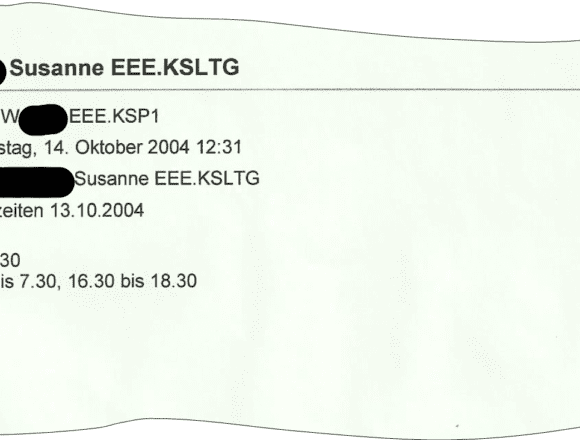 Stunden der „Besprechung“ auf der „Baustelle“ in Vomp mit meinem noch Chef