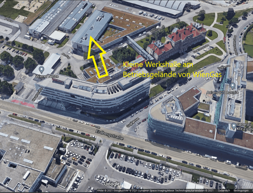 Kleine Werkshalle WienGas Ein weiteres kleines Projekt bei WienGas für mich!